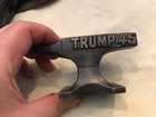 Us President Donald Trump 45 47 Embossed Cast Iron Mini Anvil
