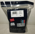 Mens Hanes Tagless Boxer Briefs Gray Black Size L  36-38  New 4 Pair