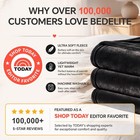Fleece Blanket Black Throw Blankets For Couch   Bed  Luxury Plush Cozy Fuzzy    