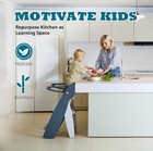 Foldable Toddler Tower  Kids Kitchen Stool With 3 Adjustable Heights