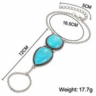 Native Indian Hand Strung Turquoise Bracelet