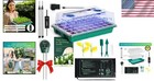 Essential Indoor Seed Starter Kit With Heat Mat  Gnat Traps   Led Grow Lights