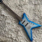 Custom 1982 Ml Electric Bass Guitar 4-strings Blue gray Rosewood Fretboard