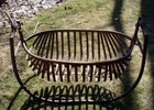 Rare Early Primitive Bent Wood Baby Cradle Nursery Bassinet Field Furniture