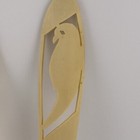 Celluloid French Ivory Parrot Hair Combs Pair 1930s-1940s Vintage Rare Tropical