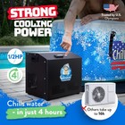 Chilly Willy Cold Plunge Water Chiller - Ice Bath Cooler System - 1 2 Hp