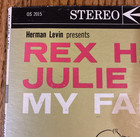Vintage 1959 My Fair Lady Rex Harrison Julie Andrews Stereo  Columbia Lp Os 2015