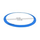 15ft Replacement Trampoline Safety Pad Pvc Surround Spring Cover Padding Blue