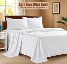 600 Thread Count 100  Long Staple Egyptian Cotton Soft Combed  4 Piece Sheets   