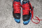 Bauer Xlp Hockey Skates Sr Size 8 5  Shoe 10 Regular Skate Guards Insoles Aetrex