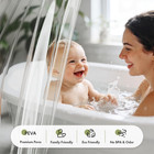 Shower Curtain Liner  Clear Shower Curtain Liner 72x84 Peva Waterproof Extra Lon