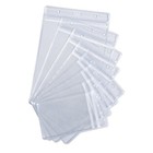 6 Pack Extra Thick Id Card Name Badge Holder Heavy Duty Waterproof Clear Plastic