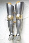 Leg Armor Full Set Knight Greaves Armor S3 Larp Medieval Steel Warrior Gothic Gf