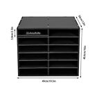 Large Capacity Literature Organizer Adjustable File Sorter Paper Storage Holder