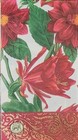 Two Individual Napkins Christmas Cactus Birds Flowers Towel For Decoupage  633  