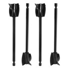 Litoexpe 4 Pcs Resin Mixer Paddles  Epoxy Paddle Attachment Black