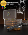 Acrylic Cigar Humidor With Humidifier And Hygrometer  Desktop Cigar Case Box Tha