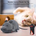 Grey Remote Control Rc Rat Mouse Mice Wireless For Cat Dog Pet Toy Novelty Gift