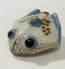 Vintage Tonala Mexican Folk Art Pottery Frog Signed