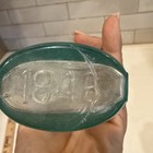 Embossed 1846 Ponds Extract Blue Tinted Glass Bottle 