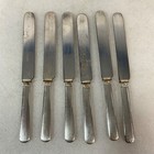 1847 Rogers Bros A1 Knife Lot 6pc Silver Tone Flatware 8 75in