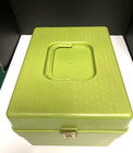 Mcm Wilson Wil-hold Green Sewing Pattern Sew Craft Storage Box W  Dividers