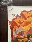 Original 1970 s Mcdonalds Mcdonaldland 18  X 25  Poster  Grimace  Rare Nice