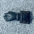 Antique Victorian Hand Of Fatima Rustic Cast Iron Figural Door Knocker