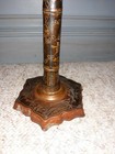 Antique Chinese Or Japanese Asian Bronze Candlestick 