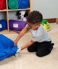 Northwest  Nap Sac Roll-up Toddler Blanket With Attached Pillow     Royal Blue