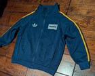 Oasis Adidas Women s Live  25 Firebird Track Top Navy Blue   Yellow Size Medium