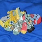 Spongebob Squarepants Unisex Kids Size M Low Cut Ankle Socks 5 Pairs Multicolor