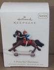Hallmark Keepsake Ornament 2010   A Pony For Christmas   13 Series Teddy Bear