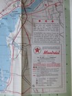 1967 Expo 67 - Montreal  Canada Texaco Gasoline Map Vintage