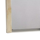 Adjustable Clear Wood Frame Window Screen - 21-37 In  W X 18 In  H New