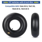 2-pack 18 X 8 50 9 50-8 Inner Tube For Lawn Mowers Tractors Golf Carts Wagons