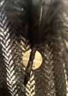 Ann Demeulemeester Black Feather Pin With Box