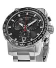 New Tissot Supersport Chrono Black Dial Steel Men s Watch T125 617 11 051 00