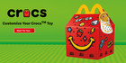 2024 Mcdonald s Crocs Plastic Keychain Happy Meal Toys Or Set