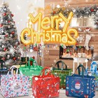 8 16 24 Pack Christmas Gift Bags Reusable Tote Bags With Handle For Xmas Party