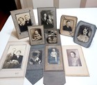 Huge Lot 30 Antique Framed Portrait Photos Art Deco Tabletop Picture Frames Vtg