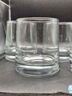 Set Of 5 Libbey Crisa Lowball Heavy Bottom Double Old Fashioned Whiskey Glasses