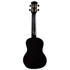 Luna Guitars  4-string Vintage Mahogany Concert Ukulele  Black Satin   uke   