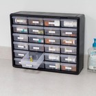 24 Drawer Plastic Parts Storage Hardware And Craft Cabinet Small Organizer Bins