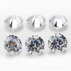 Cubic Zirconia Cz Round Brilliant Cut 2 00 Mm White Clear Faceted Loose Gemstone