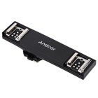 Dual Hot Shoe Splitter Mount Plate Adapter For Ttl Slr Camera Camcorder N9p9