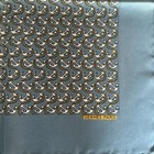 Hermes Mens Handkerchief Pocket Square Blue 100  Silk Made In France