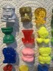 Vintage Gogo s Crazy Bones Huge Mixed Lot Figures Gogo Toys Go Go Rare Glitter