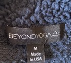 Beyond Yoga Women s Size M Blue Navy Bff Sherpa Crop Turtleneck Sweater Us Made