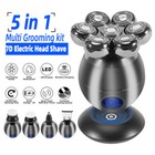 7d 5-in-1 Shaver Cordless Hair Trimmer Bald Head Razor Electric For Men Wet Dry